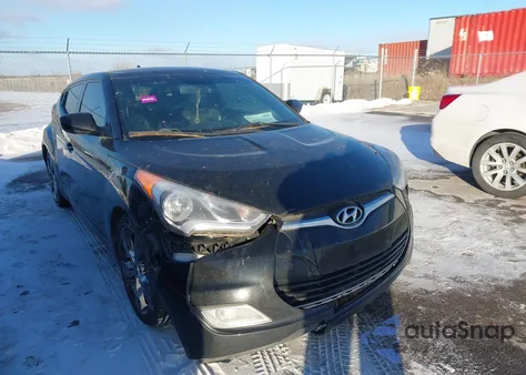 2016 Hyundai Veloster from USA, damaged, VIN KMHTC6AD6GU253380